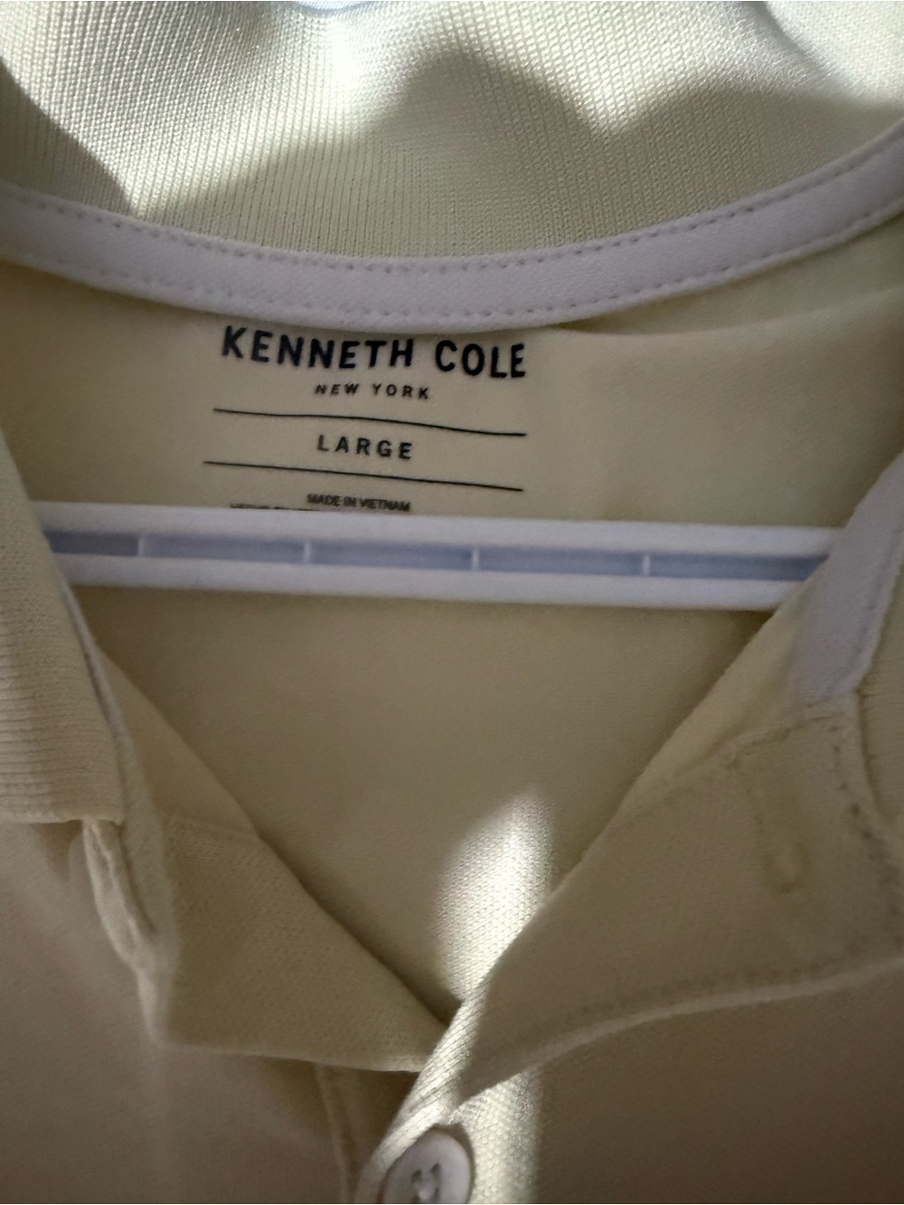 Kenneth Cole Men's Yellow Polo Shirt - Picture 4 of 6